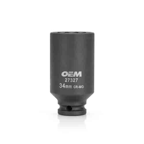 34MM AXLE NUT SCKT 12PT