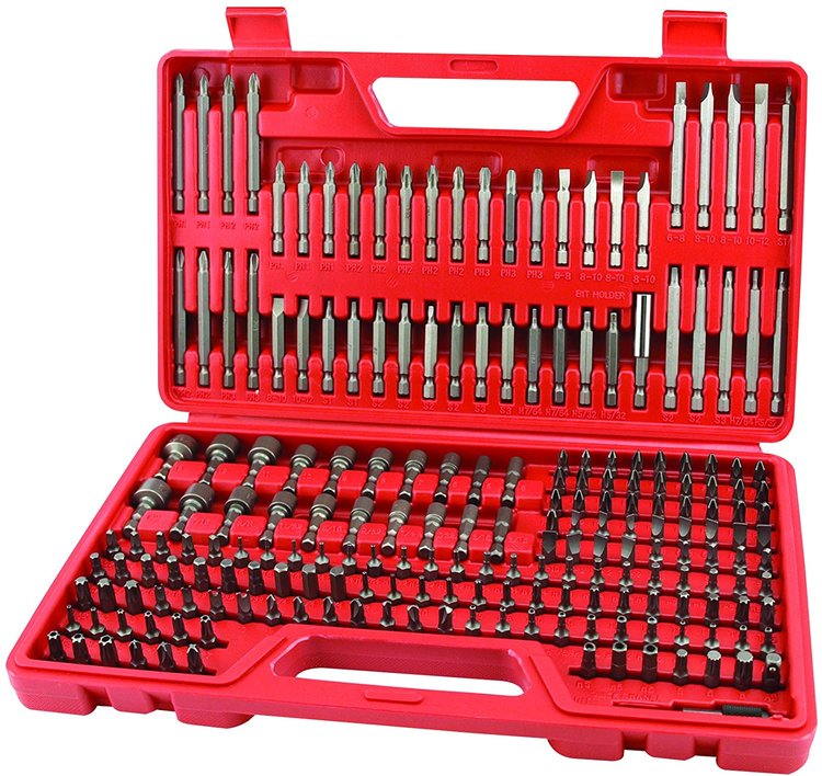 208-Piece Master Screwdriver Bit Set