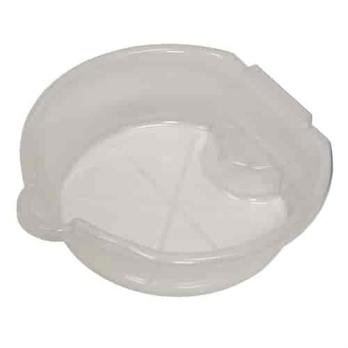 Clear Oil Drain Pan With Level Scale