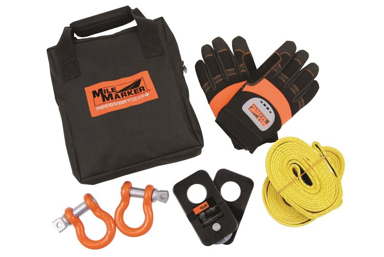 ATV/UTV Recovery Kit 2 Powder Coated Shackles
