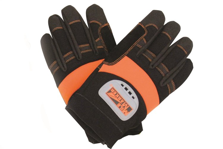 Recovery Winch Gloves Synthetic Leather with Cowhide Palms