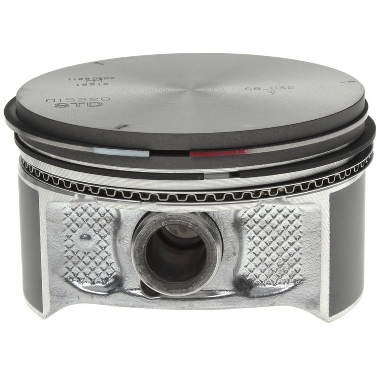 Piston With Rings 2004-2010 Ford Modular V8 5.4L SOHC 3-Valve with 90.965mm Bore (+.75mm)