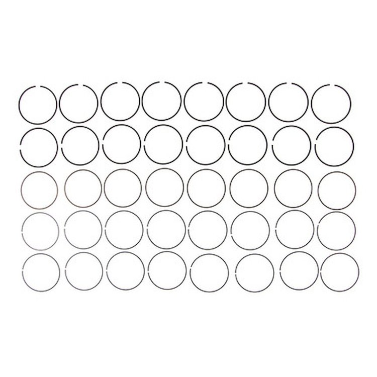 Premium Plasma-Moly Piston Ring Set