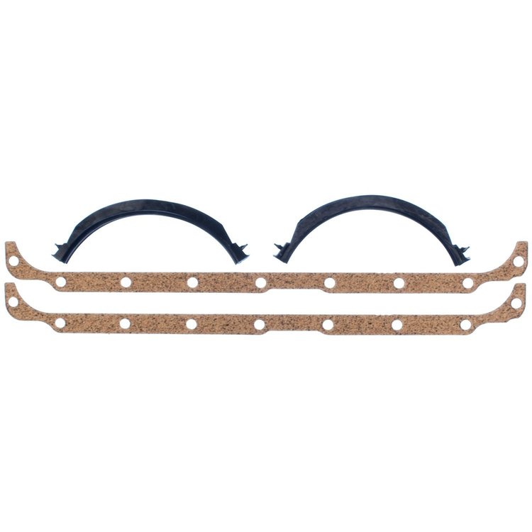 Oil Pan Gasket Set 1969-1991 Small Block Chrysler 318 (5.2L) Cork with Metal Carrier