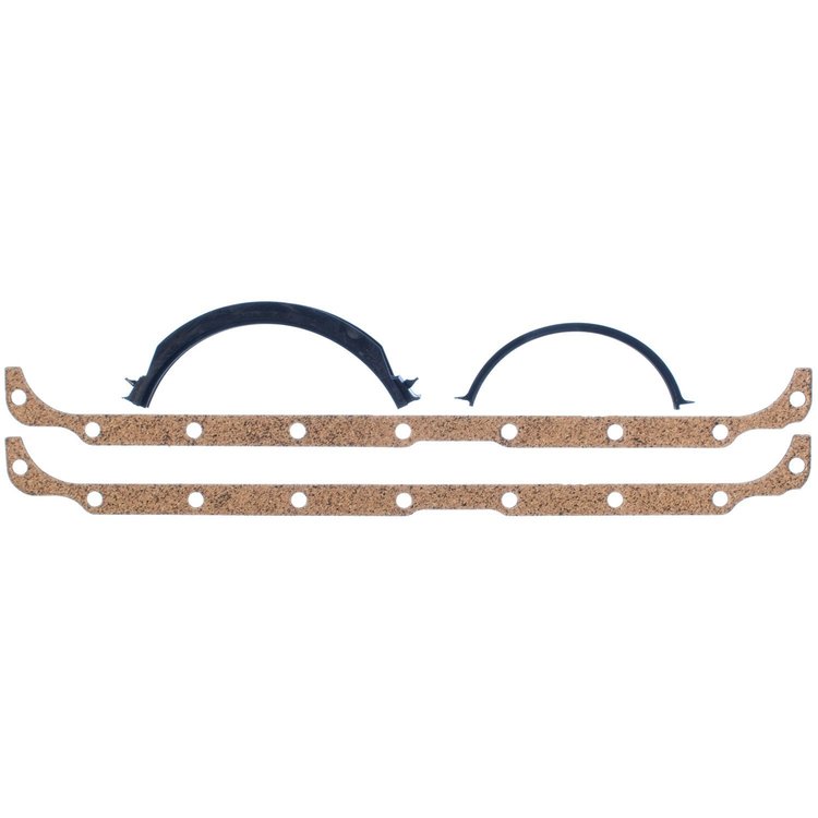 Oil Pan Gasket Set 1971-1991 Small Block Chrysler 360 (5.9L) Cork with Metal Carrier