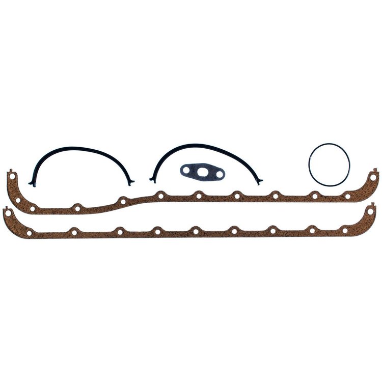 Oil Pan Gasket Set 1968-1994 Big Block Ford 429/460 (7.0/7.5L) Cork with Metal Carrier