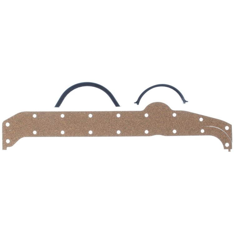 Oil Pan Gasket Set 1970-1986 Small Block Chevy 262/267/305/350/400 in Cork-Rubber