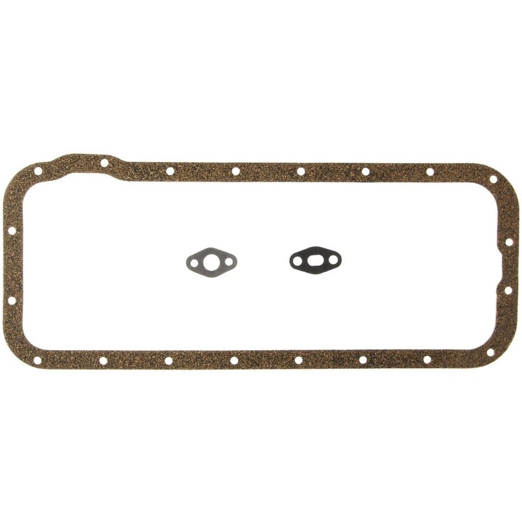 Oil Pan Gasket Set 1957-1977 Ford FE V8 330/332/352/360/361/390/406/410/427/428 in Cork-Rubber