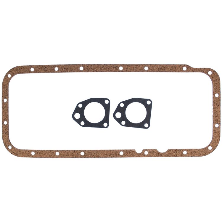 Oil Pan Gasket Set Big Block Chrysler 350/361/383/400/413/426/440 in Cork with Metal Carrier