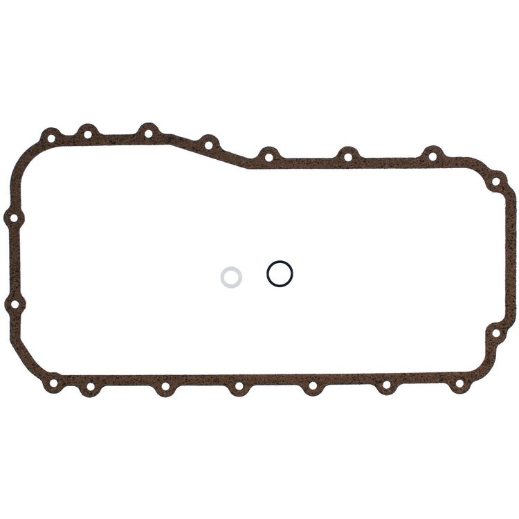 Oil Pan Gasket Set 1990-2002 Chrysler 3.3L/3.8L in Cork with Metal Carrier