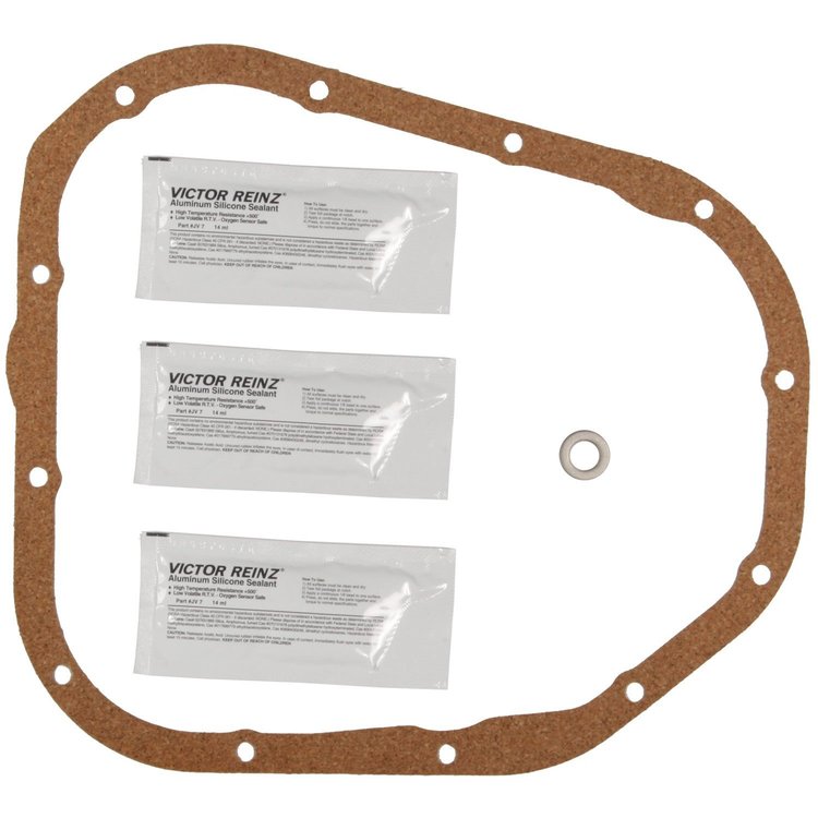 Oil Pan Gasket Set 1994-2009 Toyota V6 3.0/3.3L in Cork-Rubber