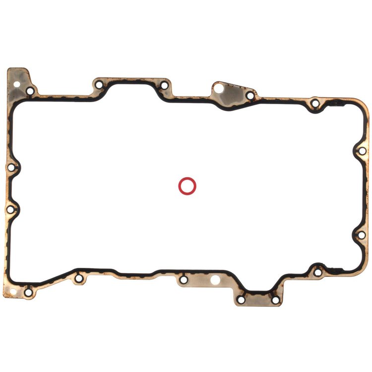 Oil Pan Gasket Set 1997-2007 Ford V6 2.5/3.0L in Molded Rubber