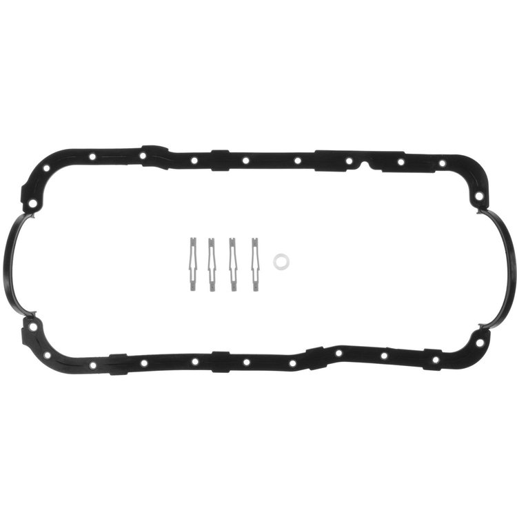 Oil Pan Gasket Set 1969-1997 Small Block Ford 351W (5.8L) in Molded Rubber