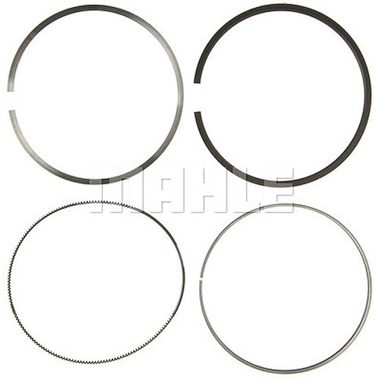 Single Plasma-Moly Piston Ring Set 2010-2016 Chevy/GMC Duramax Diesel V8 6.6L with 4.055" Bore (Standard)