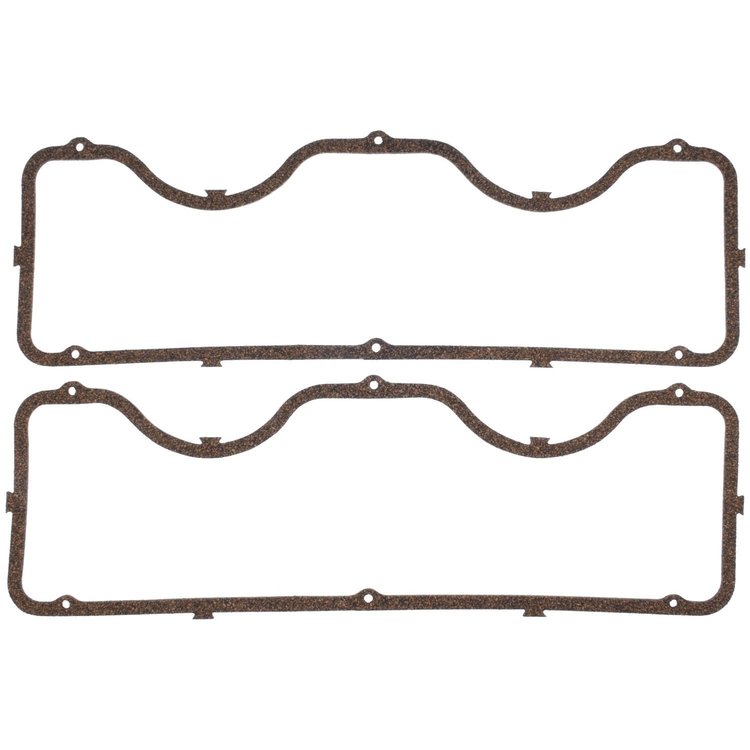 Valve Cover Gasket Set 1958-1965 Chevy W-Series 348/409 in Cork-Rubber