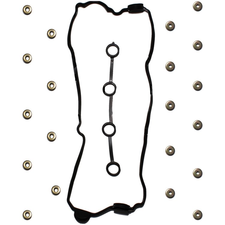 Valve Cover Gasket Set for 1993-2001 Nissan L4 2.4L in Molded Rubber