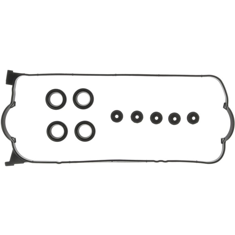 Valve Cover Gasket Set 1996-2000 Honda L4 1.6L (D16B5, D16Y5, D16Y7, D16Y8) in Molded Rubber