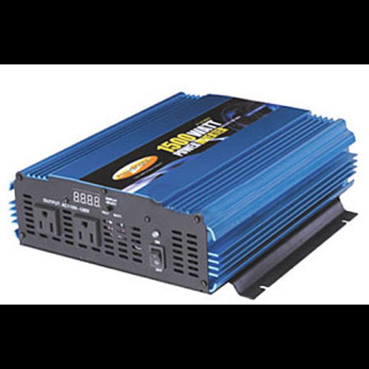 1500W Power Inverter 2 3-Prong Outlets