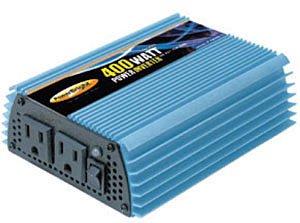 400W Power Inverter 2 3-Prong Outlets