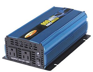 900W Power Inverter 2 3-Prong Outlets