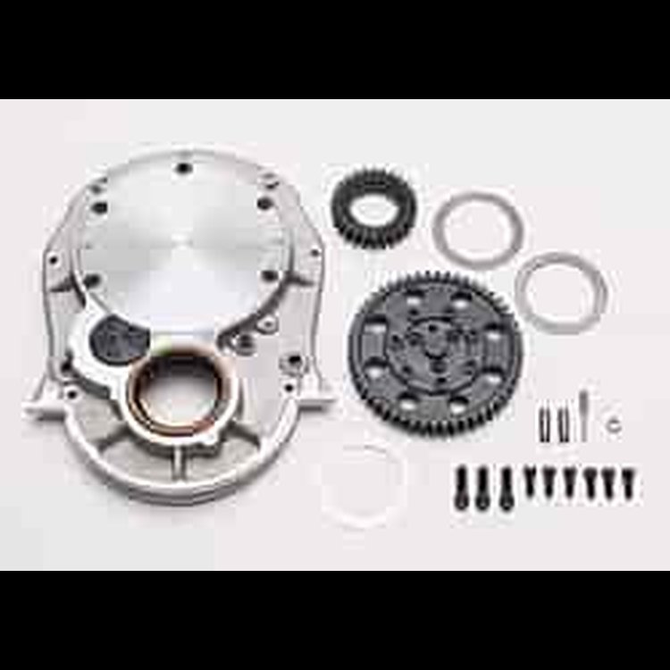 Gear Drive Set Big Block Chevy Gen-VI, fits Flat Cover Style, Large Early Cam Nose