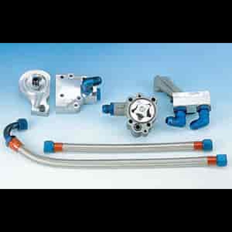 Dual Line w/Pump & Swivel Pickup 383-440 Wedge, w/Stock Motor Mounts