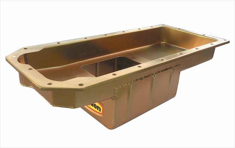 31030 Steel Oil Pan for Gen III Hellcat 6.2L, Swap to A/B/E-Body w/ Stock K-Member [Gold Iridite]