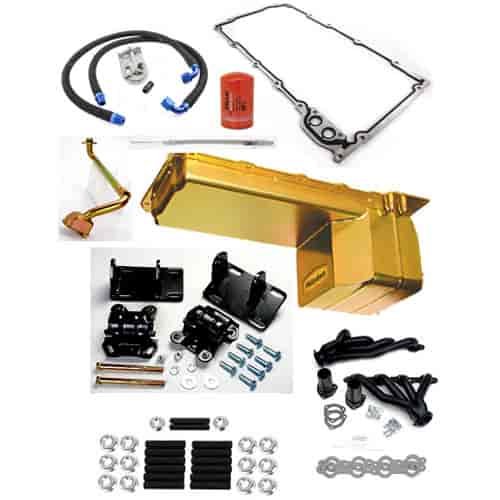 Street/Strip Oil Pan Swap Kit 1982-92 S10/LS-Series Includes: