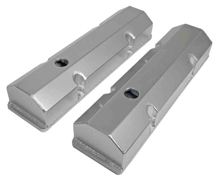Fabricated Aluminum Valve Covers 1958-1985 Small Block Chevy