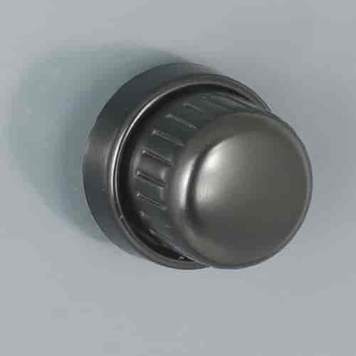 Black Knob Set Black Backing Plates