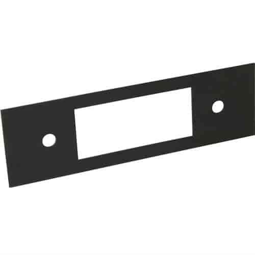 Universal Faceplate Black Metal