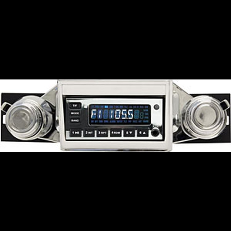 Retro Classic Radio Kit 1966-67 Chevy Nova Chrome Face