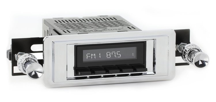 HB-M2-102-09-74 Motor 2B Radio w/Black Face & Installation Bezel & Knobs Kit