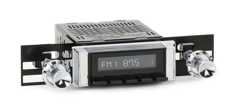 HB-M2-111-09-78 Motor 2B Radio w/Black Face & Installation Bezel & Knobs Kit