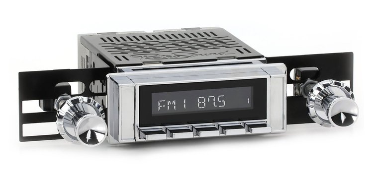 HC-M2-111-09-78 Motor 2B Radio w/Chrome Face & Installation Bezel & Knobs Kit
