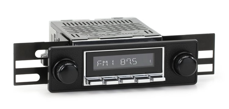 HC-M2-403-36-96 Motor 2B Radio w/Chrome Face & Installation Faceplate & Knobs Kit, 1975 Alfa Romeo Alfetta