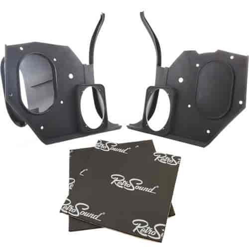 Kick Panels w/Speaker Mounts and RetroMat Package for 1970-1981 Chevy Camaro/Pontiac Firebird