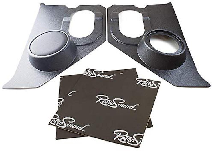 KPC596066-M Kick Panels for 1960-1966 GMC and Chevrolet Trucks w/MAT10-SD Sound Dampening