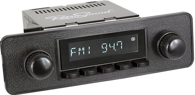LAB-M1-402-36P-96P Motor 1B Radio w/Black Face, Installation Faceplate & Knobs Kit