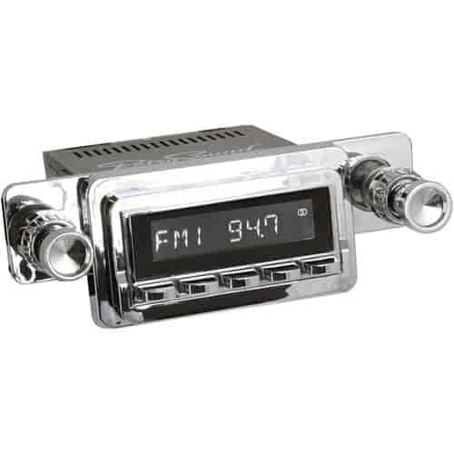 Retro Classic Radio and Install Kit 1964-66 Mustang/Falcon Includes: