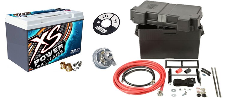 D3100K D-Series 12V AGM Battery Install Kit