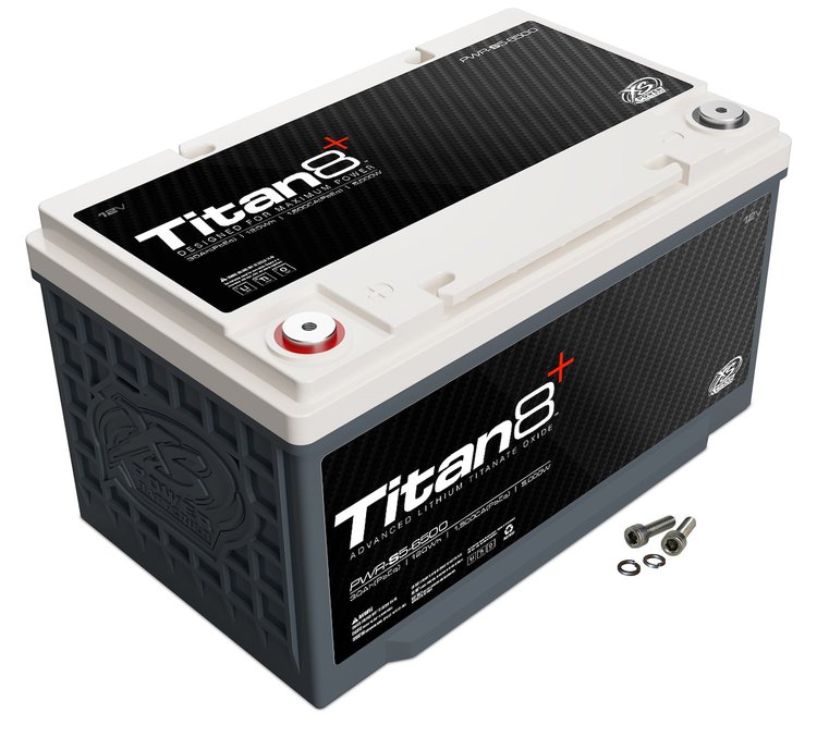PWR-S5-6500 PWR-S5-6500 12V Titan8 Lithium Battery