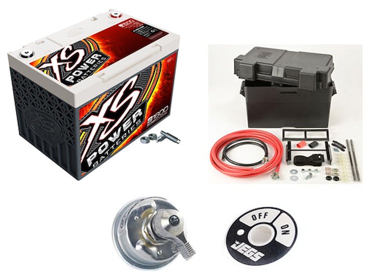 S1600K S-Series Battery Install Kit Includes: XS Power S1600 Battery (16V)