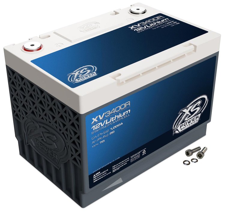 XV3400R12 V Lithium XV-Series Automotive Battery