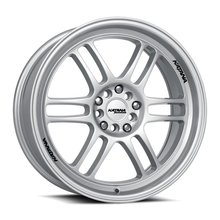 KR02 Wheel [Size: 17"x7.5"] Glossy Sliver Finish KR02-177505GS
