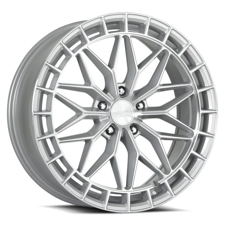 KR12 Wheel [Size: 18"x8"] Glossy Silver Machine Face Finish KR12-188051GSF