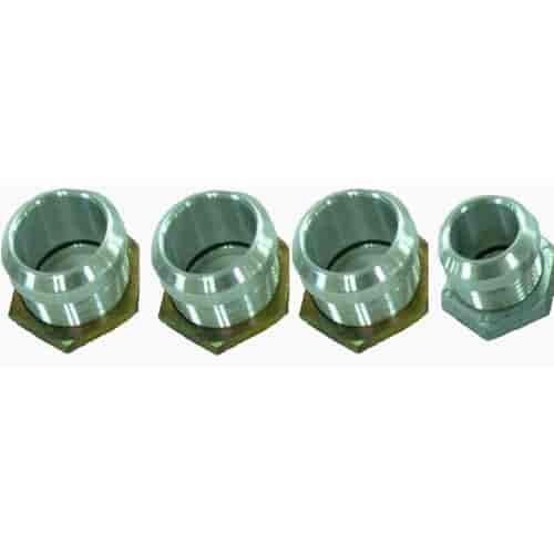 Satin Aluminum Firewall Hose Rings (set of 4)