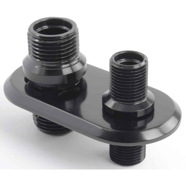 Aluminum Firewall Bulkhead 2 Port