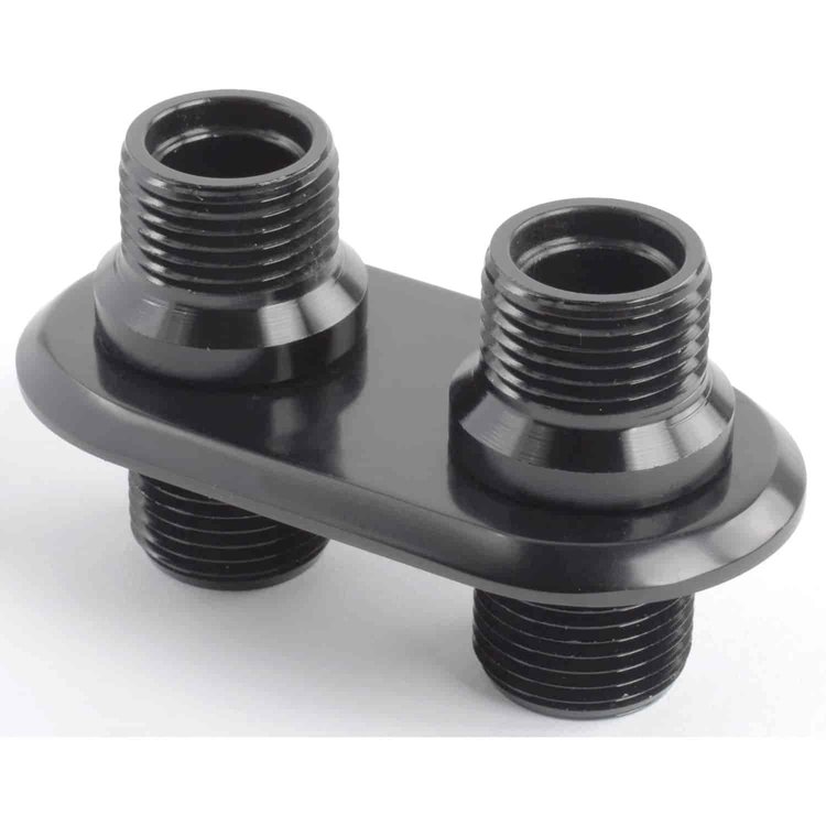 Aluminum Firewall Bulkhead 2 Port