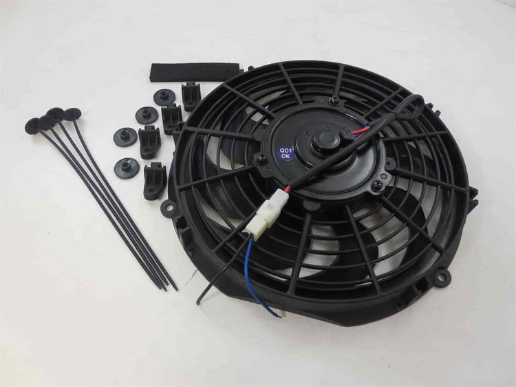 Universal 12V Electric Fan 10 in.